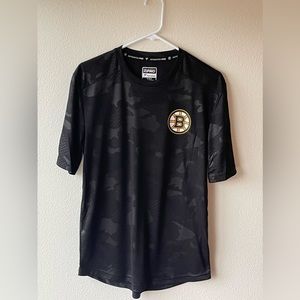 Boston Bruins Authentic Pro Locker Room Camo T-Shirt